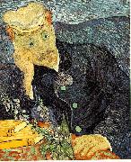 Vincent Van Gogh Portrait of Dr. Gachet was painted in June painting